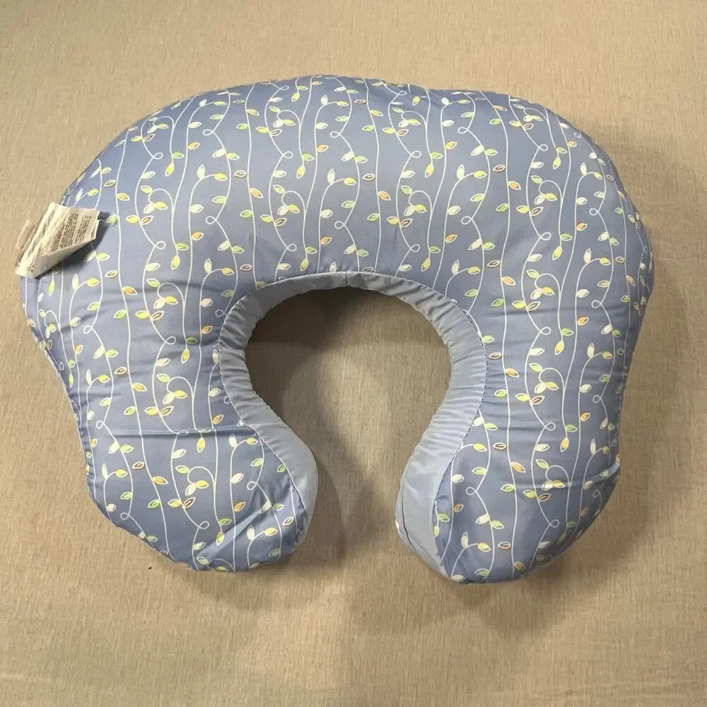Vintage Boppy Bare Naked Nursing Pillow w/ Blue Vine & Jungle Covers Baby‎